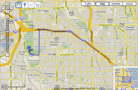 Harta Zilele Zalaului la Chicago 2007